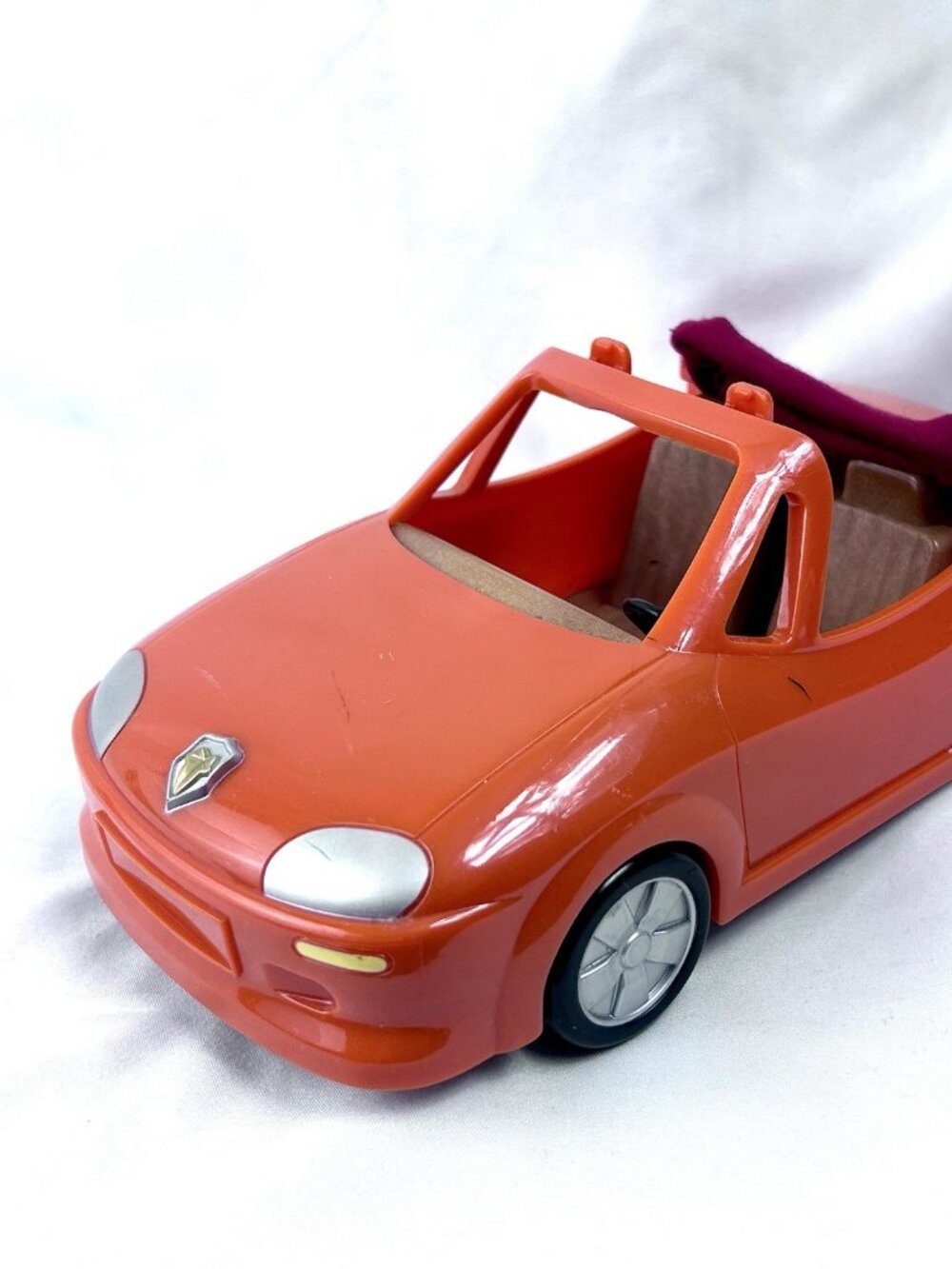 Toy Sports Car Orange Two-Seater Convertible for Calico Critters - Picture 2 of 12